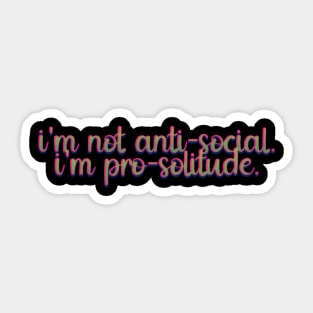 Anti-social Sticker